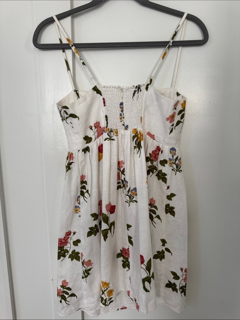 Reformation ‘Martin’ Linen Mini Dress Size 6 - Picture 7 of 13